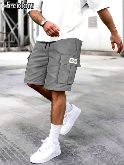 Herren Cargo Shorts Freizeit Streetwear mit Tasche – Lässige Sommer Bermuda für Alltag und Sport