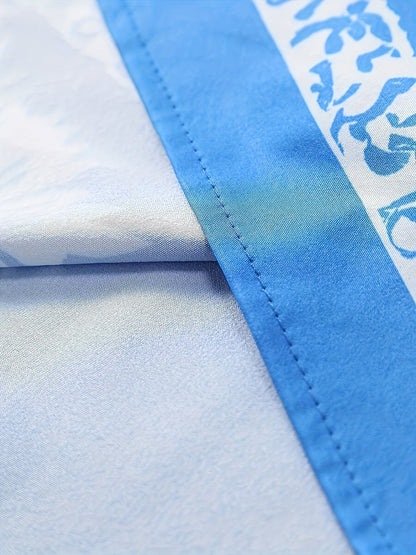 Herren Sommer Set mit Kurzarmhemd und Shorts – Eleganter Freizeitstil mit Blumenmuster für Urlaub & Alltag