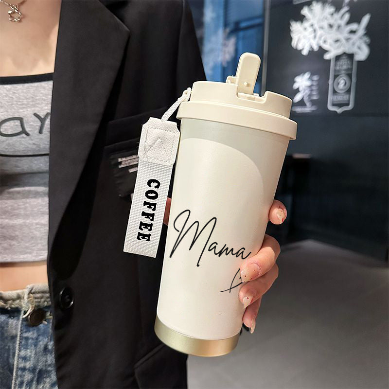 Mama Thermobecher für Damen – Stilvoller Reisebecher, Muttertag Geschenk, Kaffee- und Teeliebhaber