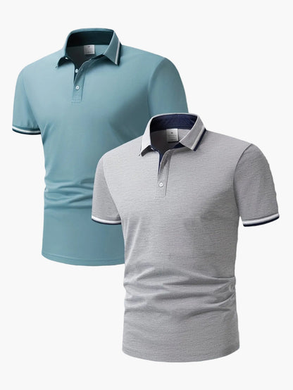 Herren Poloshirt 2er-Pack – Klassischer Casual Style für Alltag und Freizeit