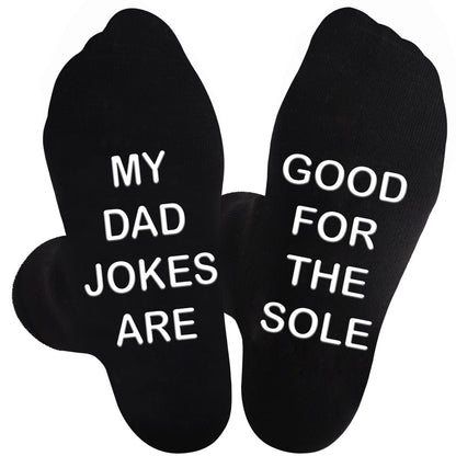 Herren Vatertags-Socken – Lustige Crew-Socken mit Best Dad Ever Spruch – Geschenkidee für Väter