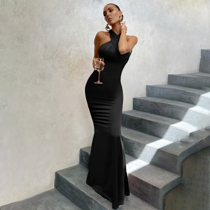 Brenda – Rückenfreies Premium Fishtail-Kleid