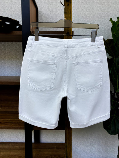 Herren Slim Fit Denim Shorts im modernen Stil für Freizeit und Alltag