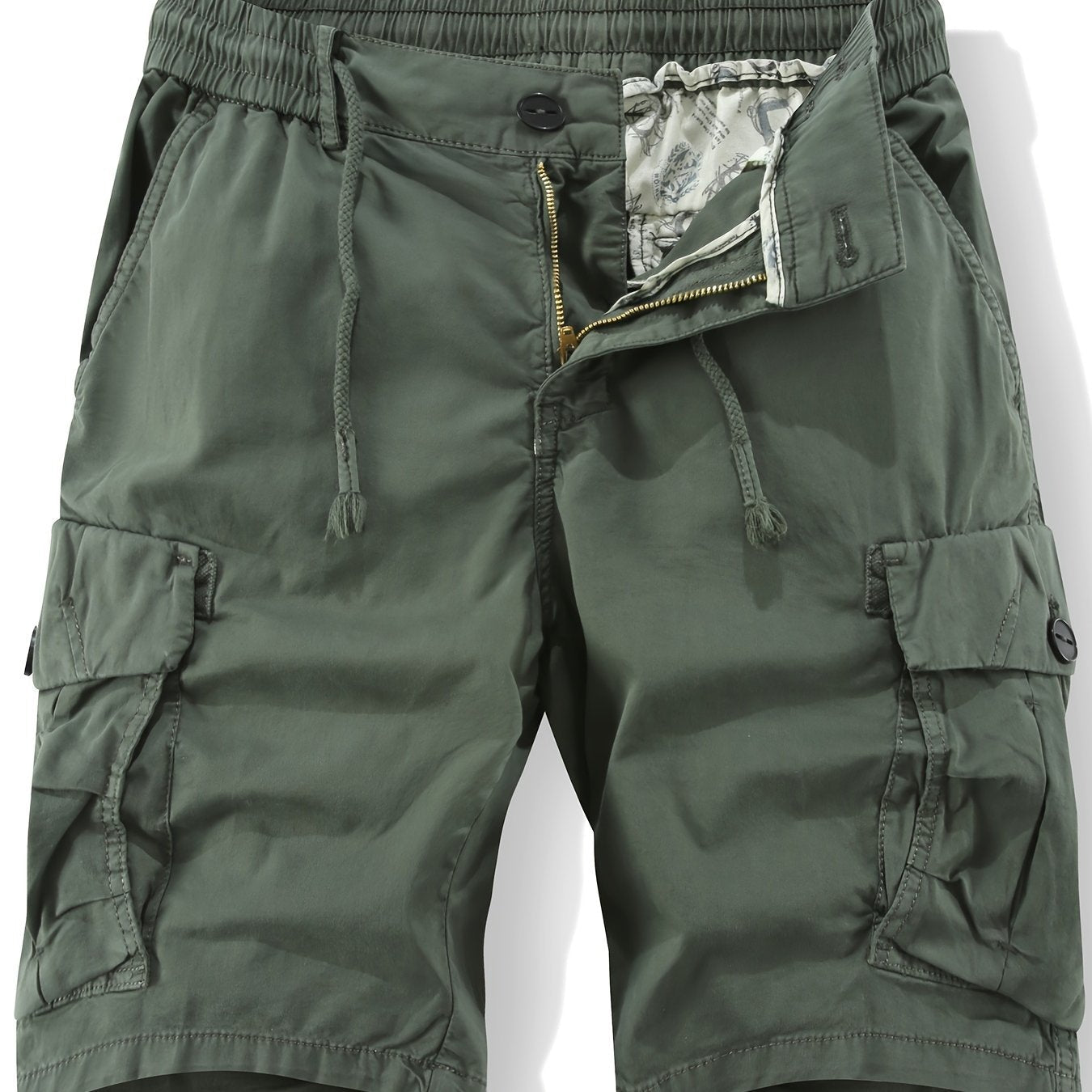 Herren Cargo Shorts mit Taschen und Kordelzug – Funktional & Lässig für Outdoor und Freizeit