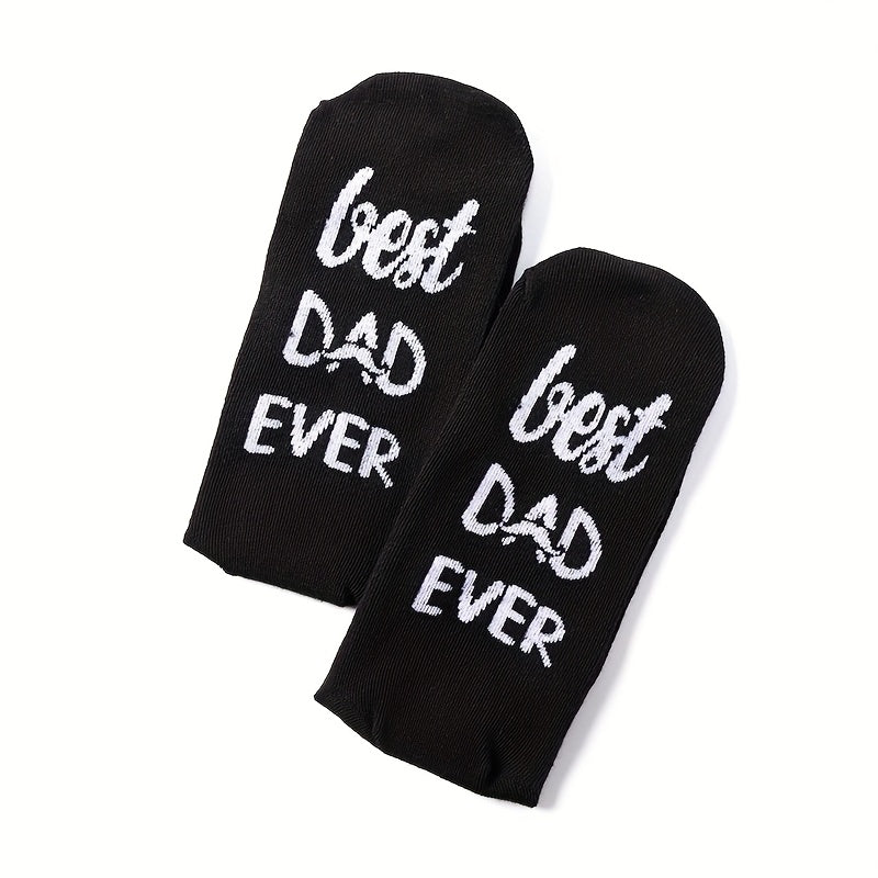 Herren Vatertag Socken – Lustige "Best Dad Ever" Statement-Socken Geschenkidee