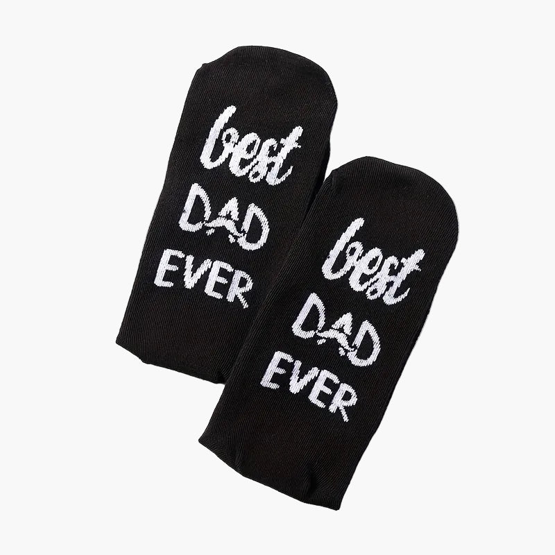 Herren Vatertag Socken – Lustige "Best Dad Ever" Statement-Socken Geschenkidee