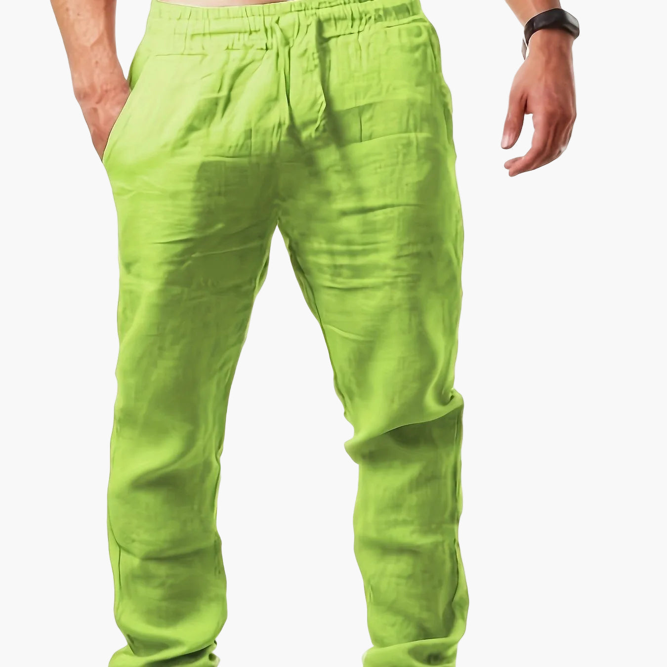 Herren Freizeithose mit Kordelzug – Leichte Sommerhose, Bequemer Schnitt, Perfekt für Alltag & Urlaub