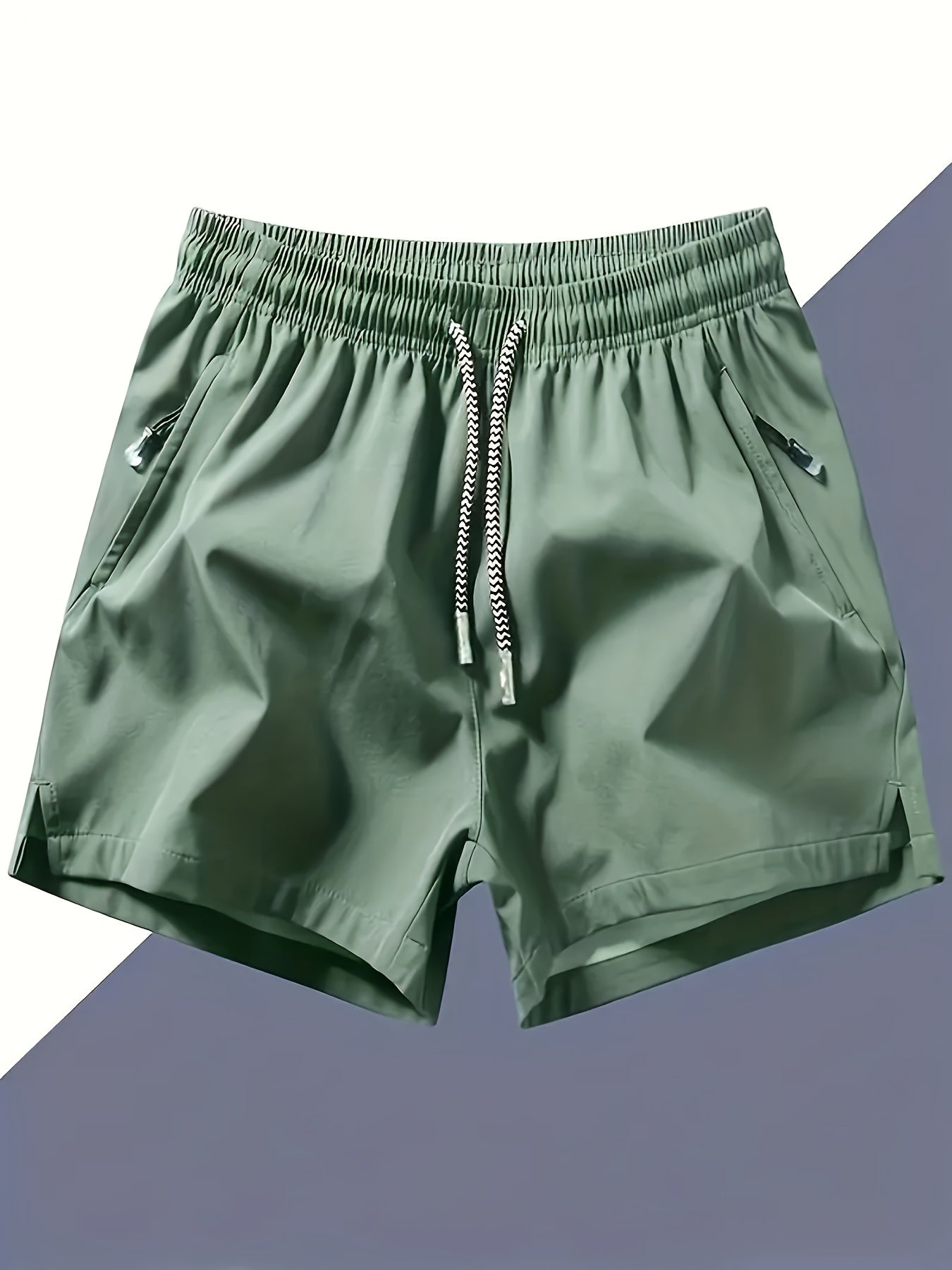 Herren Sport Shorts mit elastischem Bund und Seitentaschen – Trainings- und Freizeithose