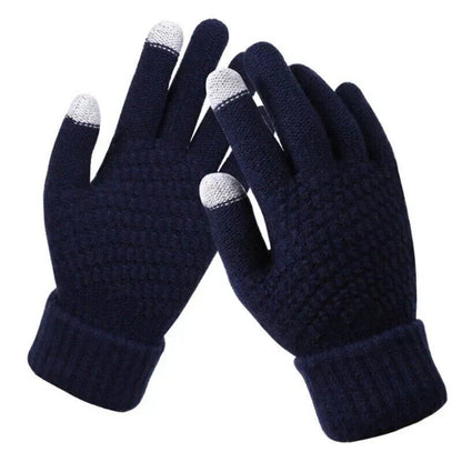 Unisex Strick Touchscreen-Handschuhe in verschiedenen Farben
