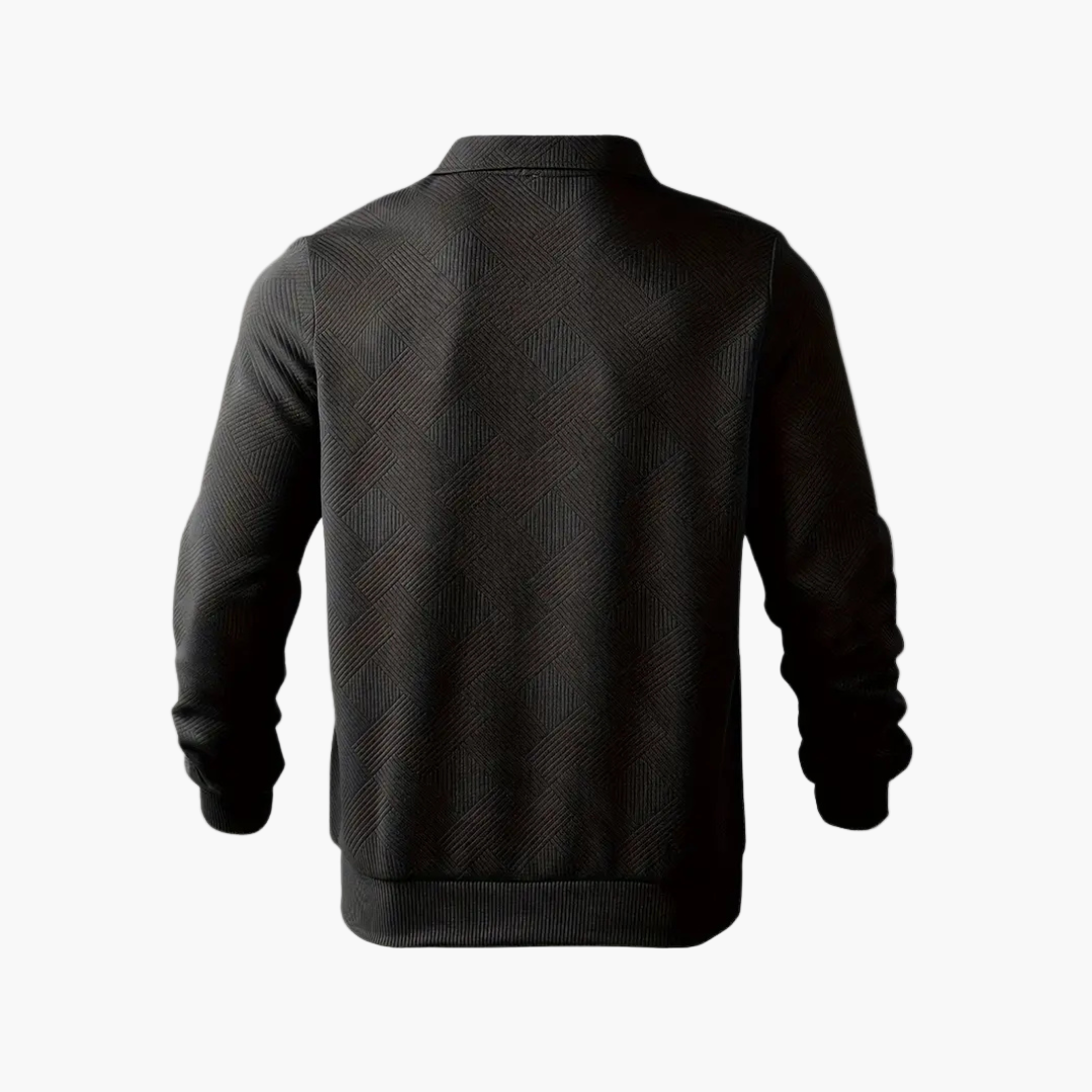 Herren Halbzip Strickpullover mit Kragen – Stilvoller Freizeit- & Business-Sweater