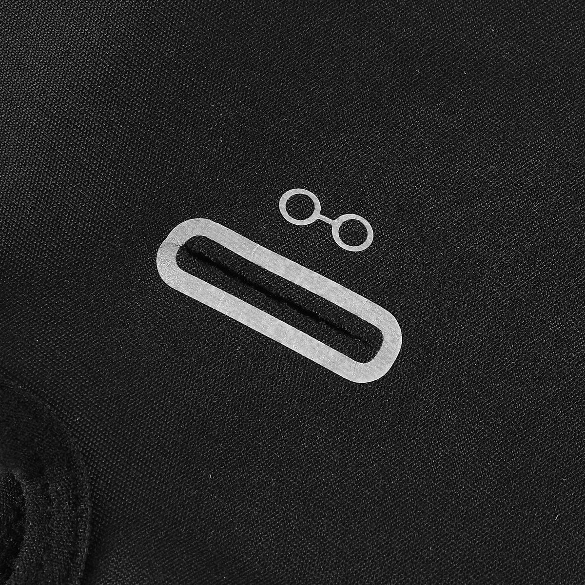 Schwarze Sturmhaube mit Netz und weicher Innenseite für Outdoor-Aktivitäten