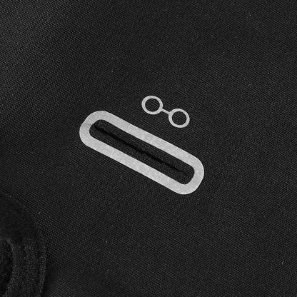 Schwarze Sturmhaube mit Netz und weicher Innenseite für Outdoor-Aktivitäten