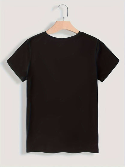 Damen Lustiges Statement T-Shirt mit Aufdruck – Lockeres Sommer Shirt für Alltag & Freizeit