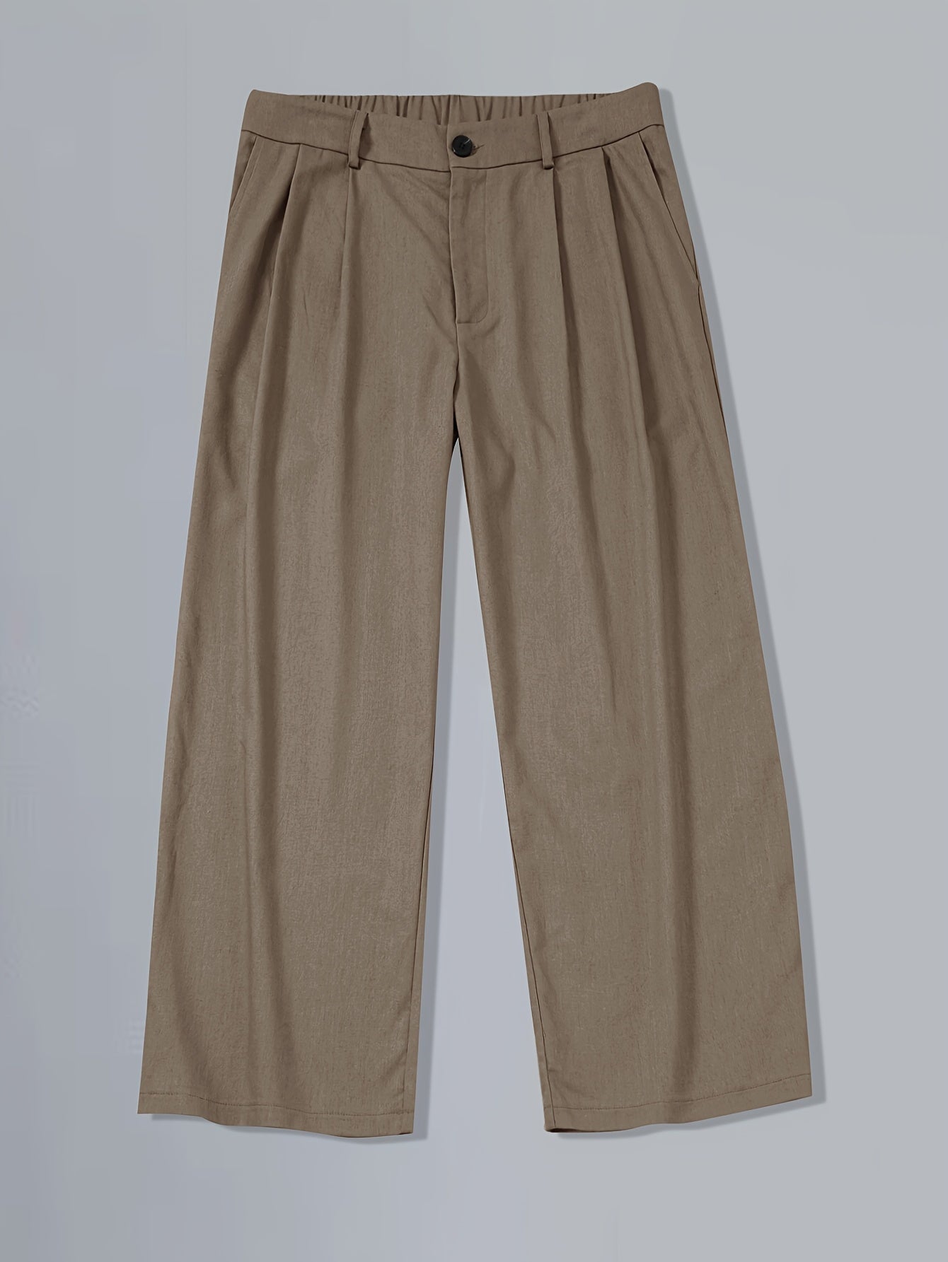 Herren Weit Geschnittene Anzughose mit Bundfalten – Moderner Vintage-Look für Freizeit und Büro