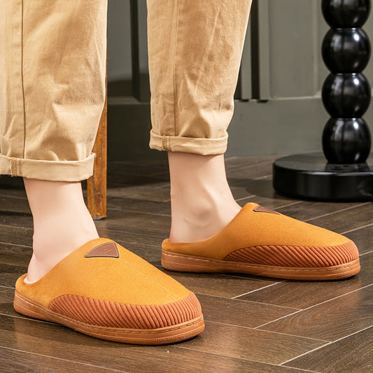 Unisex Hausschuhe Slipper gefüttert Rutschfeste Sohle