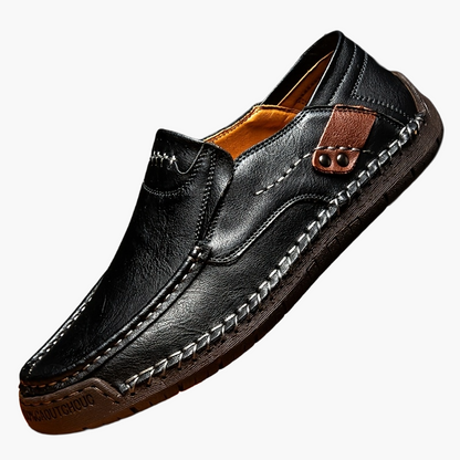 Herren Mokassin-Slipper Vintage Stil – Bequeme Freizeitschuhe für Alltag & Büro