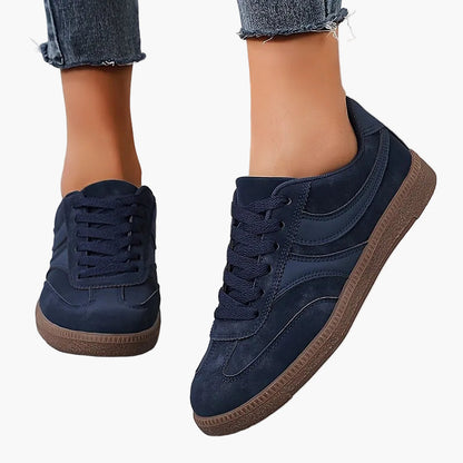 Damen Vintage Sneaker im Retro-Stil für Alltag und Freizeit