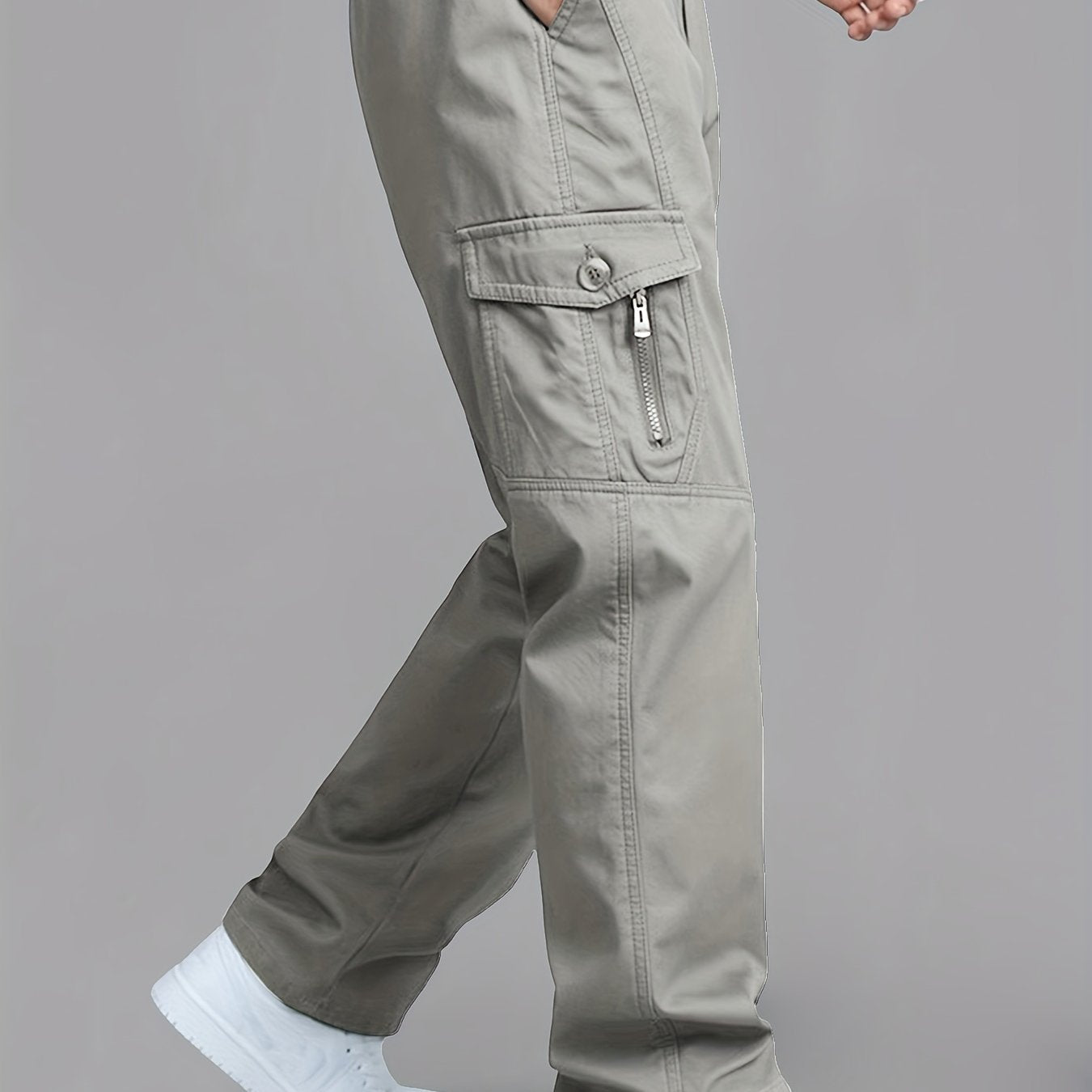 Herren Cargo-Hose Relaxed Fit mit Taschen – Urban Streetwear & Freizeit