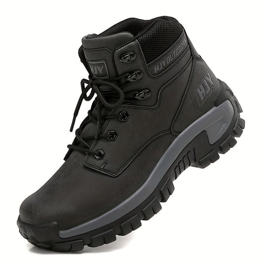 Herren Outdoor Stiefel mit Schnürung, hohem Schaft und profilierter Sohle