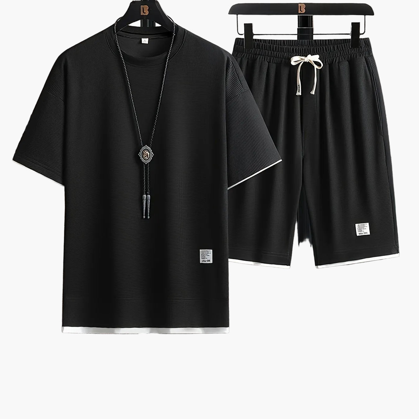 Herren Freizeit Set – Modernes T-Shirt und Shorts für Alltag & Sport