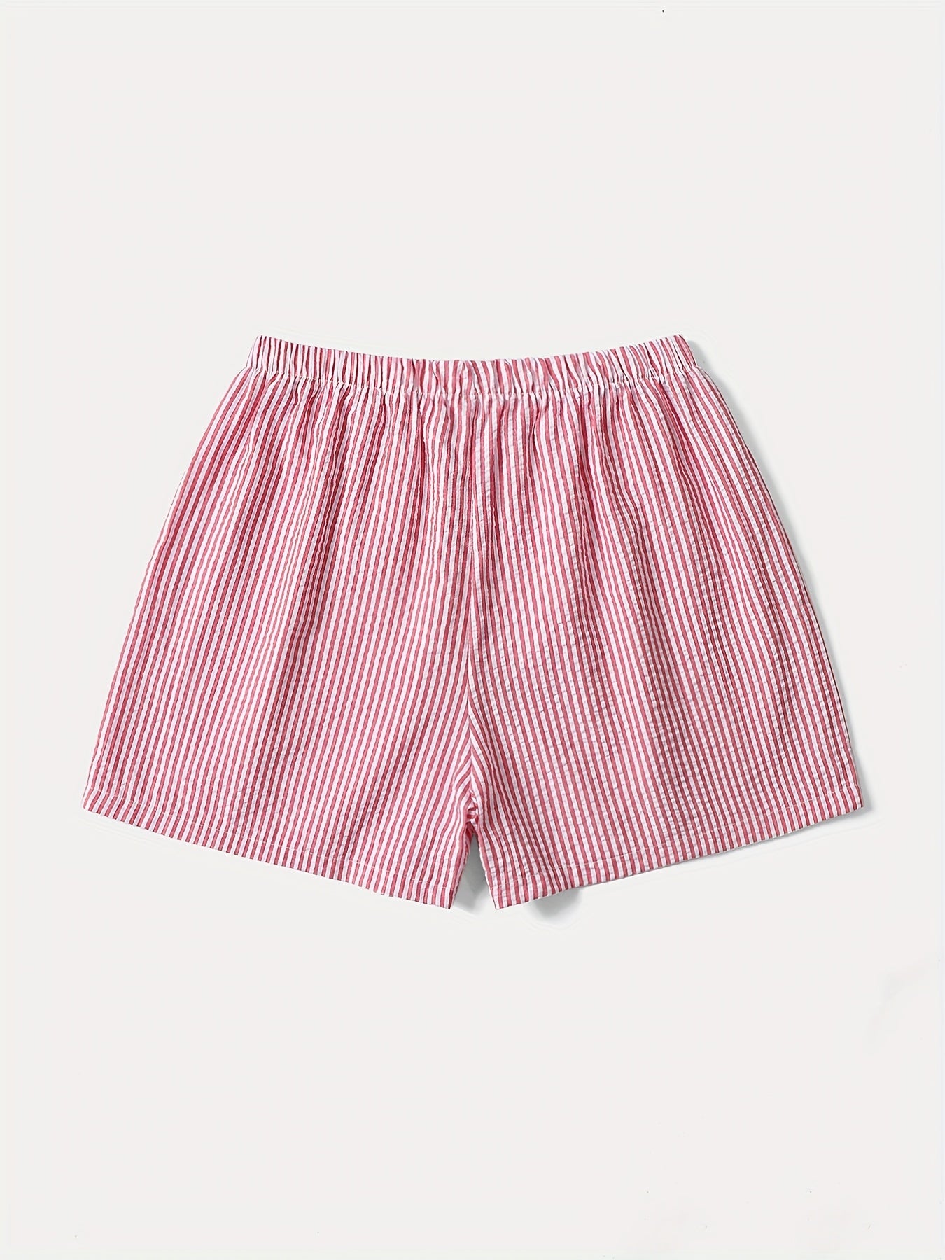 Damen Elegante Gestreifte Shorts für Alltag und Freizeit