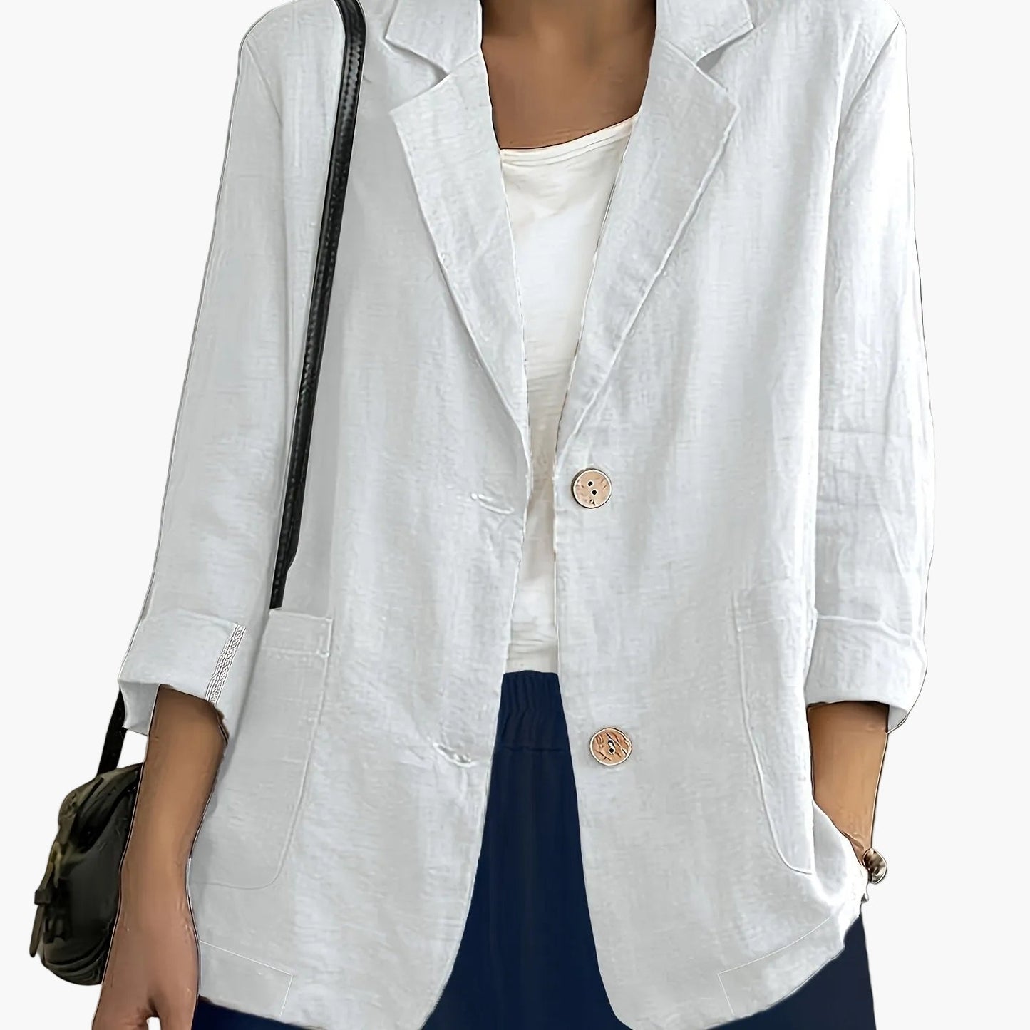 Damen Blazer im lässigen Business-Stil – Eleganter Freizeit-Jacke für Büro und Alltag