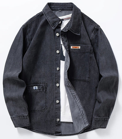 Herren Denim Overshirt – Lässiger Style für Alltag & Freizeit