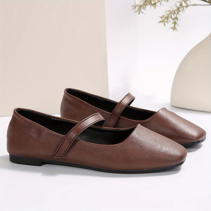 Damen Mary Jane Ballerinas – Bequeme Alltagsschuhe mit Riemen im eleganten Stil