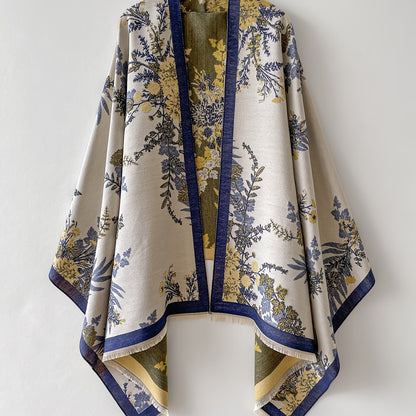 Damen Kimono Cardigan im floralen Boho-Stil – Elegante Überwurfjacke für Freizeit und besondere Anlässe