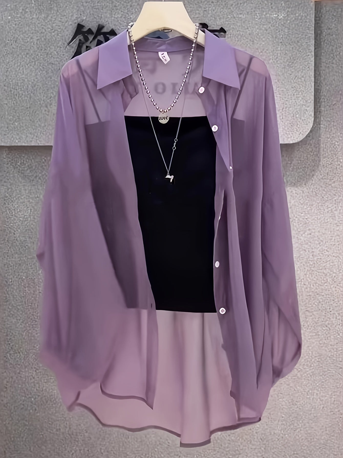 Damen Elegantes Lagenlook Blusenset mit Bandeau-Top – Modisches Zweiteiler-Outfit für Büro und Freizeit