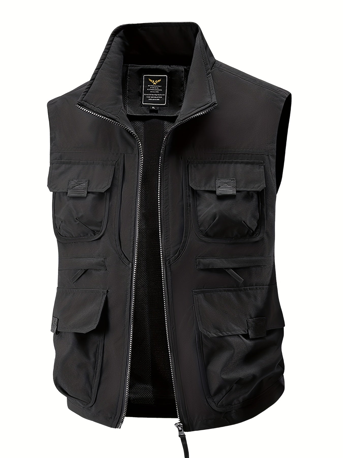 Herren Outdoor Weste mit Mehreren Taschen – Funktionelle Freizeit- und Angelweste