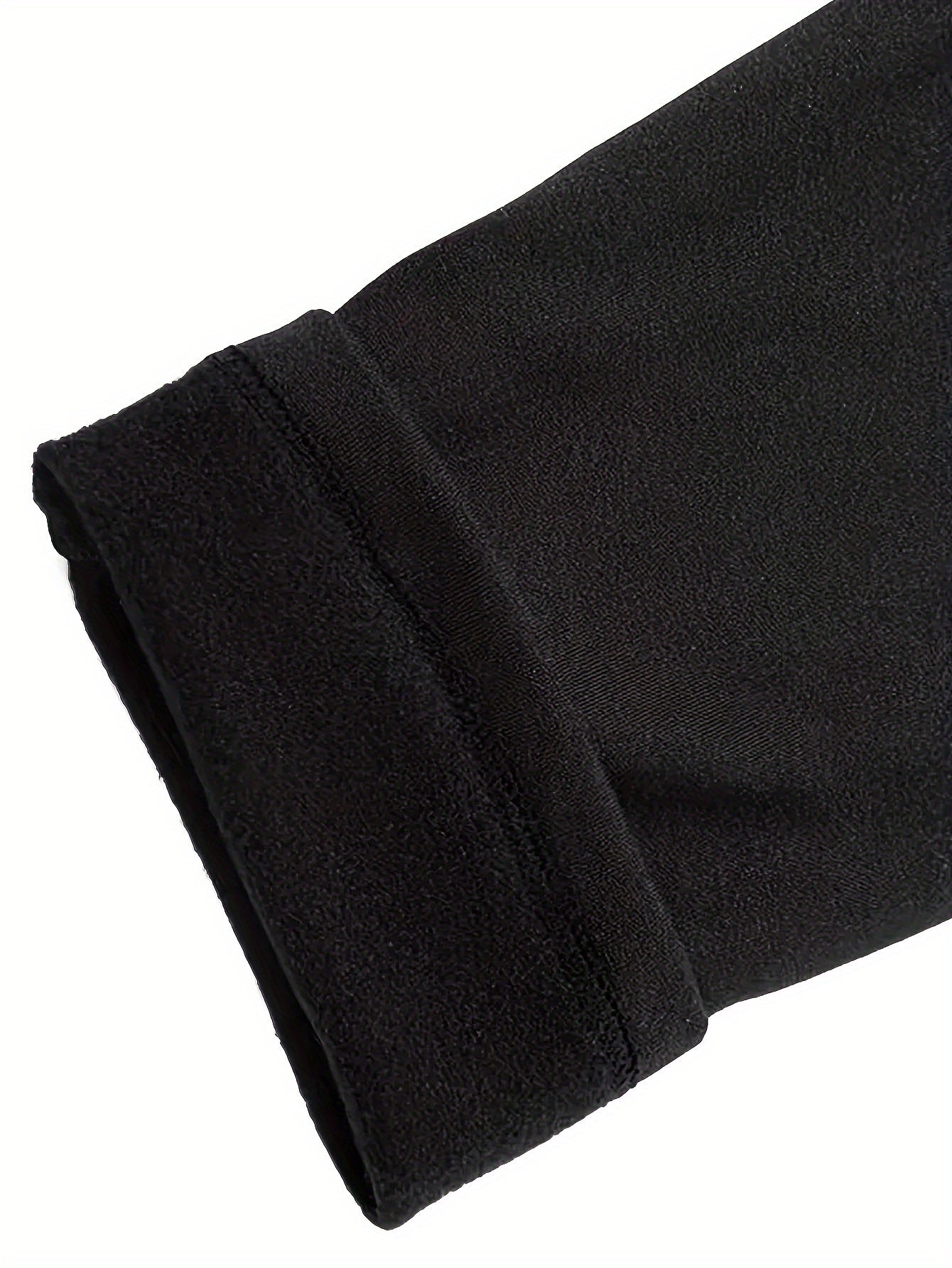 Thermo Leggings Kompressionshose Herren Schwarz 3er-Pack Stretch Warm Unterhose