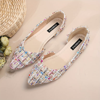Damen Elegante Ballerinas mit Spitze – Klassische Flats für Alltag und Büro
