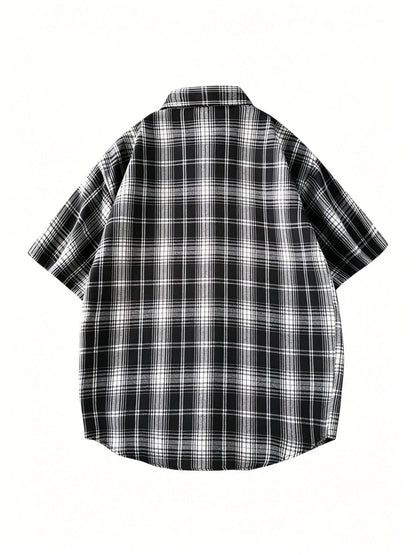 Herren Kurzarm Freizeithemd Kariert – Lässiger Style für Alltag und Freizeit