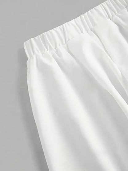 Damen Ballonshorts mit elastischem Bund und modischem Volumeneffekt