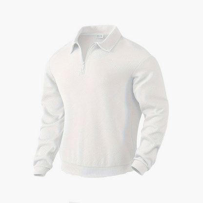 Herren Halbzip Strickpullover mit Kragen – Stilvoller Freizeit- & Business-Sweater