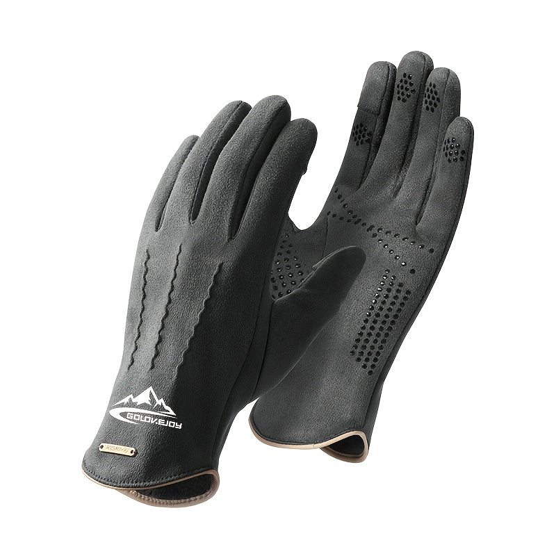 Winter Handschuhe Damen/Herren Touchscreen-kompatibel warmes Fleecefutter, Mehrere Farben