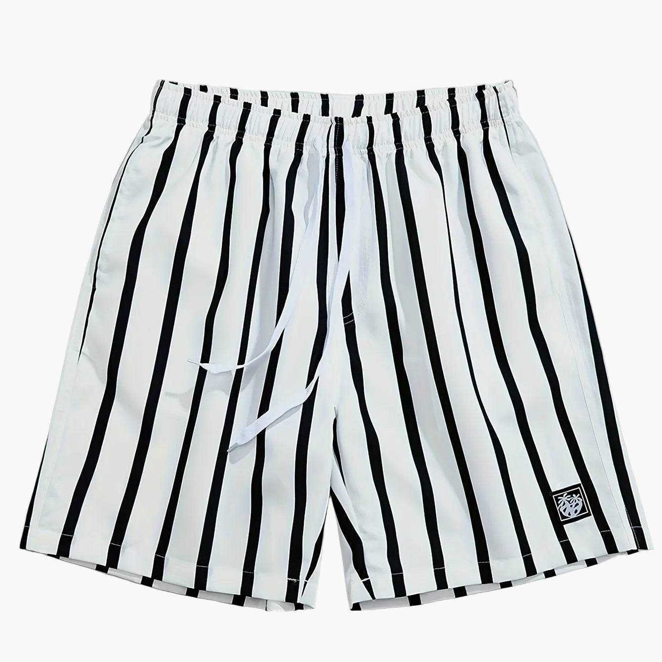 Herren Freizeit-Shorts mit Streifenmuster – Sportliche Sommer Bermuda für Alltag und Strand