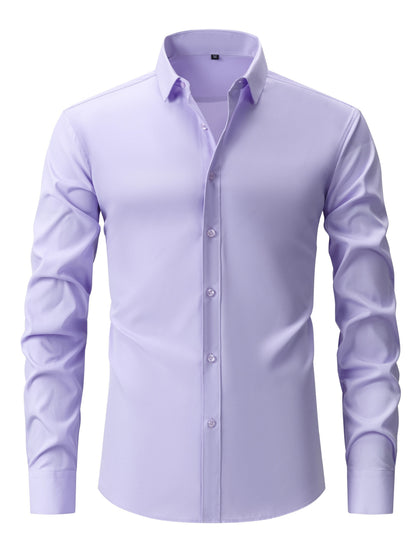 Herren Business Freizeithemd – Elegantes Langarmhemd für Alltag und Büro