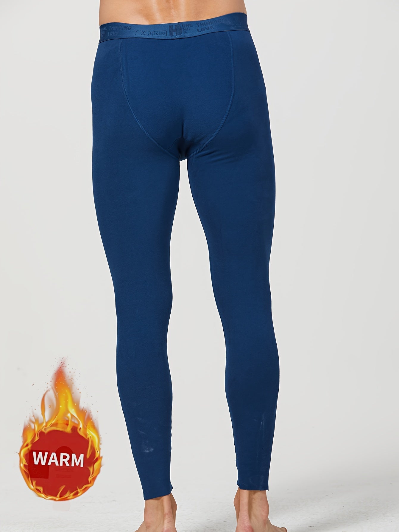 Herren Thermounterhose lang 3er Pack gefüttert Schwarz