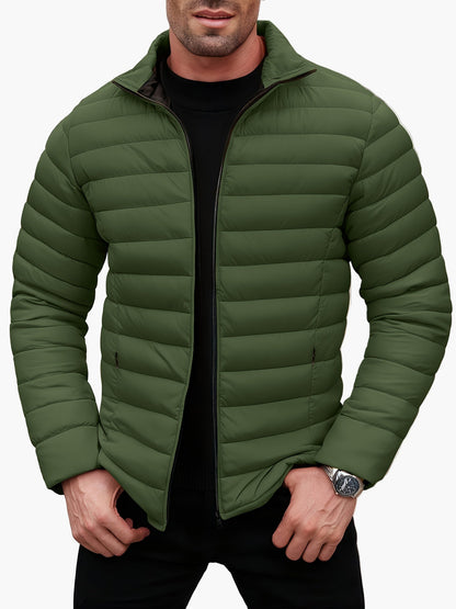 Herren Steppjacke Casual mit Stehkragen – Perfekt für Alltag & Freizeit