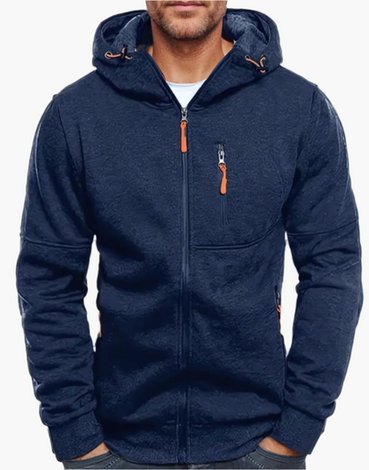 Herren Kapuzenjacke mit Reißverschluss – Sportlich & Bequem für Alltag und Freizeit