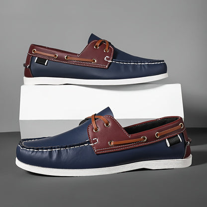Herren Bootsschuhe im klassischen Freizeit-Look – Elegante Slipper für Alltag und Freizeit
