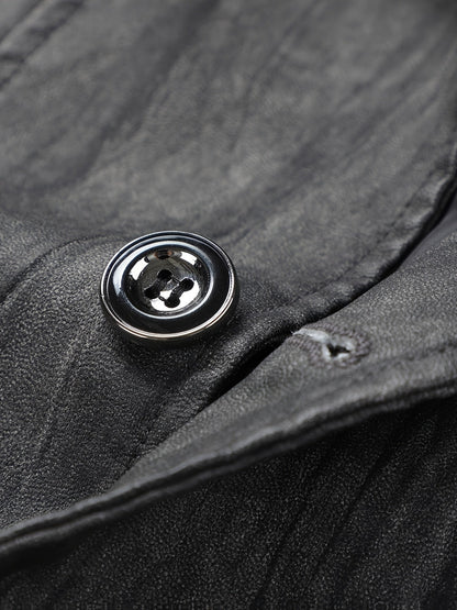 Herren Sakko Jacke mit Reißverschlussdetails und Knopfverschluss