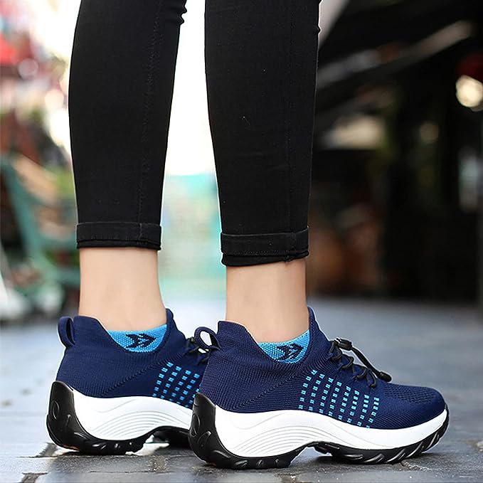 Damen Komfort-Sneaker für Alltag und Fitness – Atmungsaktive Orthopädische Turnschuhe