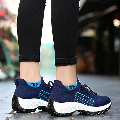 Damen Komfort-Sneaker für Alltag und Fitness – Atmungsaktive Orthopädische Turnschuhe