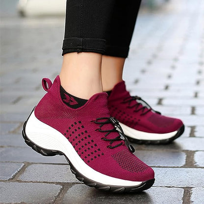 Damen Komfort-Sneaker für Alltag und Fitness – Atmungsaktive Orthopädische Turnschuhe