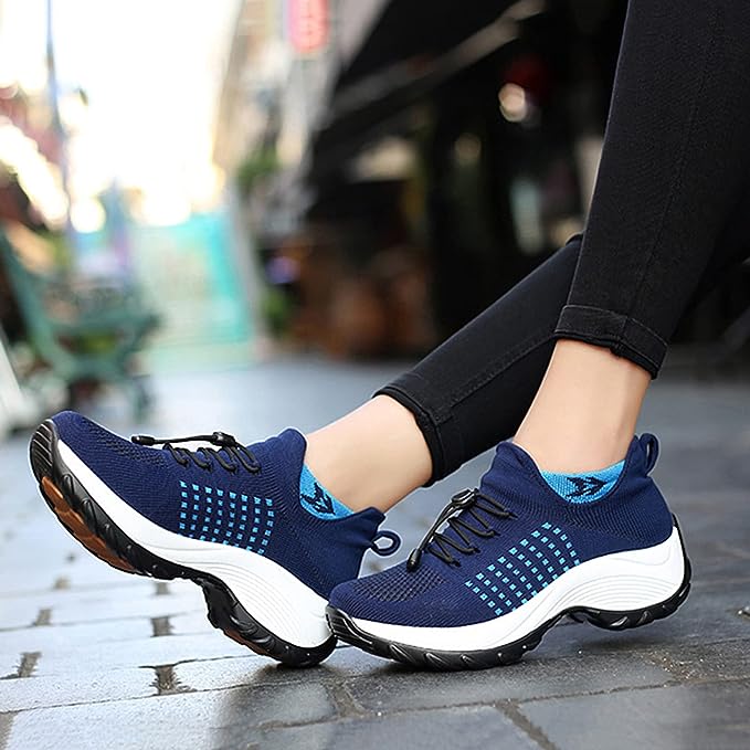 Damen Komfort-Sneaker für Alltag und Fitness – Atmungsaktive Orthopädische Turnschuhe