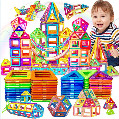Magnetische Konstruktionsspielzeug Bausteine für Kinder – Lernspielzeug Set, Kreatives Baukasten Pädagogisches Spielzeug