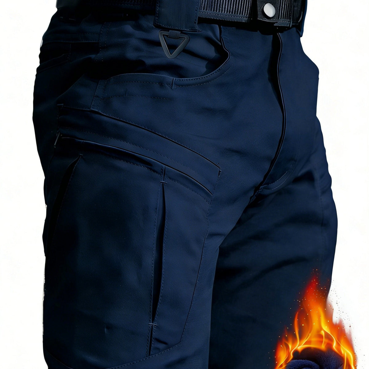 Tactical Hose Herren mit Warmfutter – Cargo Stil, mehrere Taschen